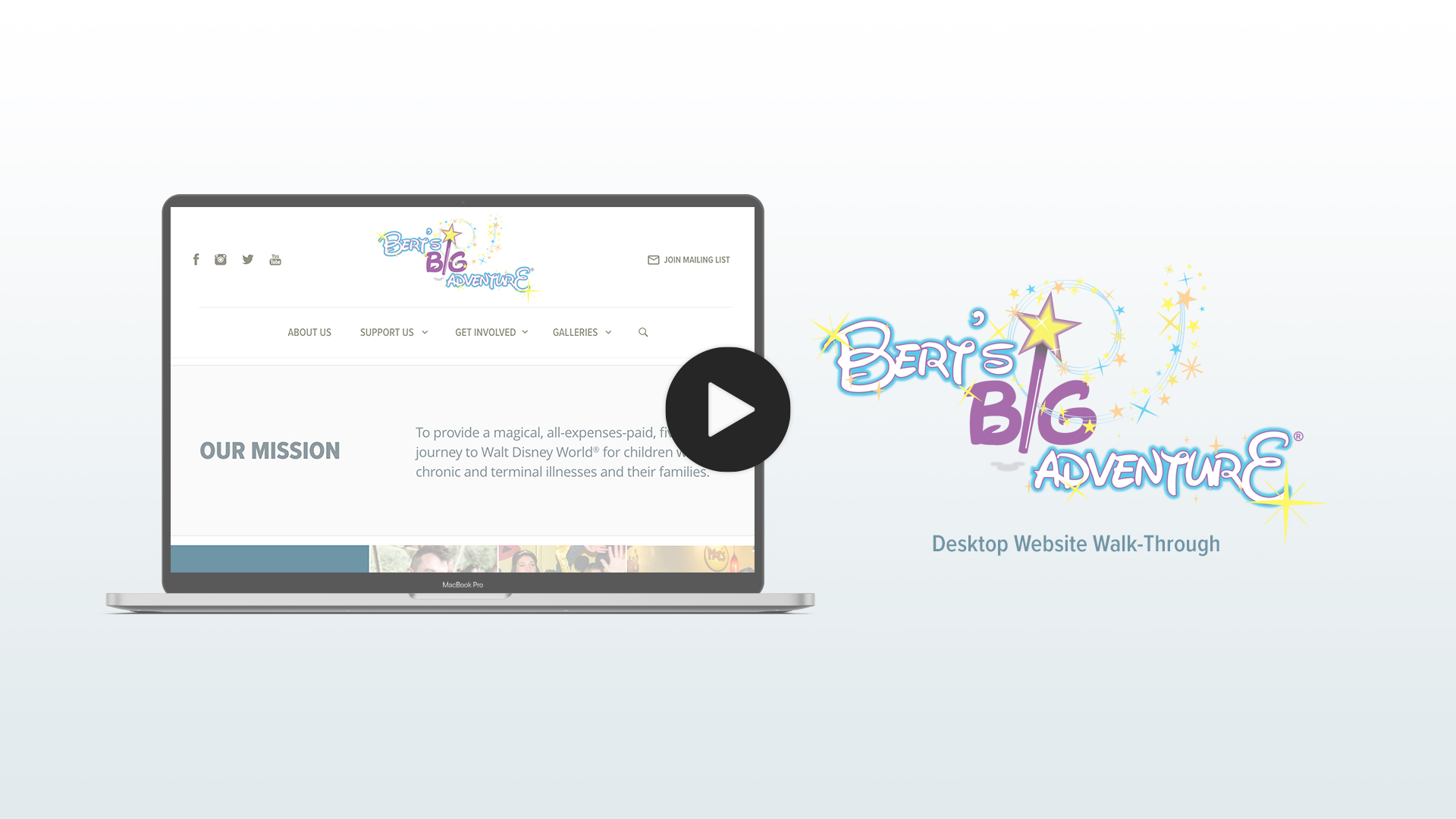 Bert's Big Adventure Desktop Responsive Web Design Walk-Through